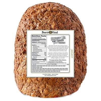 Boar's Head Sweet B's Honey Barbeque Glazed Chicken Breast - price per lb