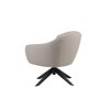 New Classic Furniture,Fleming Metal and Fabric Swivel Lounge Chair in Taupe - 4 of 4