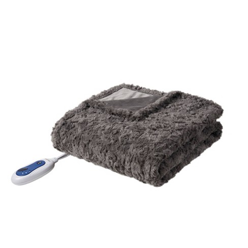 Beautyrest oversized plush heated throw hot sale