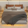 NicBex Wood Platform Bed Frame,Floating Bed with LED Lights Underneath - 2 of 4