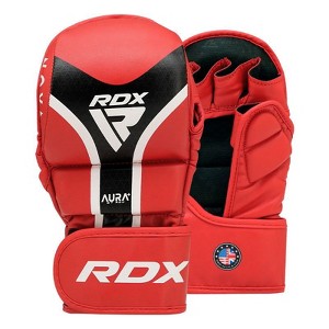 RDX Sports: Grappling Gloves, Shooter Aura, T-17, MMA, Martial Arts, Training Gear, Hand Protection, Durable, Lightweight, Comfortable Fit - 1 of 4
