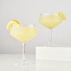 Viski Admiral Stemmed Cocktail Glasses, Crystal Drinkware Perfect for Gin & Tonic, Spritz, and Manhattans, Stemmed Coupe Glasses, Set of 2, 7oz - 4 of 4