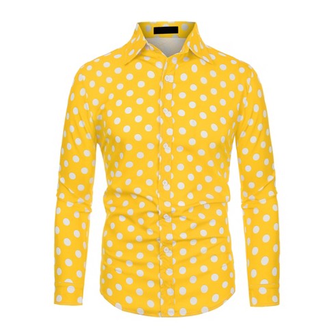 Orange polka dot store shirt