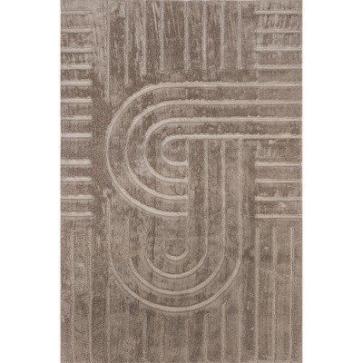 nuLOOM 2' x 8' Cozy Plush SuperiorWash Area Rug, Machine Washable, Non-Slip, Soft Fluffy Shag Carpet for Living Room Bedroom Nursery, Dawn Brown