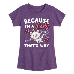 Girls' - Disney - The Aristocats Fitted Short Sleeve Graphic T-Shirt - 1 of 4