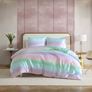 Betseyville Johnson Ombre Purple Twin Duvet Set - 1 of 4