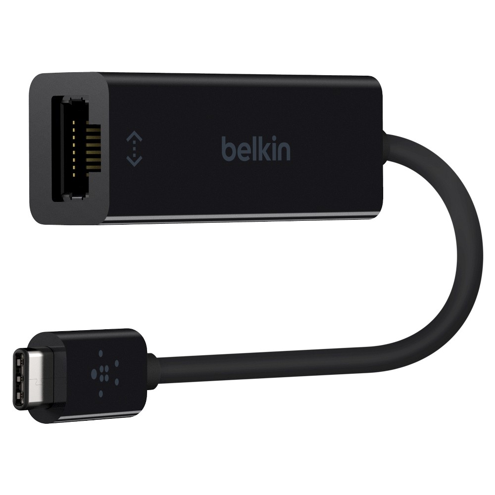UPC 745883700288 product image for Belkin USB-C to Ethernet Adapter - Black (F2CU040btB) | upcitemdb.com