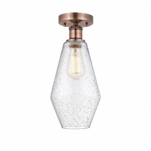 Cindyrella - 1 Light Semi-Flush Mount In Nautiical Style-14.75 Inches Tall and 7 Inches Wide - 1 of 1
