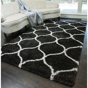 Rugs America Cloud Shag Geometric Contemporary Area Rug - 1 of 4