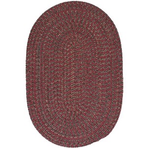 Colonial Mills Hayward Oval Area Rug, 2 by 4-Feet, Berry - 1 of 2