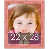 PosterPalooza | Shabby Chic Pink Picture Frame - UV Acrylic, Foam Board Backing, Hanging Hardware - 2 of 4