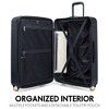 ELLE Luggage Checked Louvre 2pc Expandable Polycarbonate Spinner Hardside Suitcase Set - 3 of 4