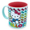 Silver Buffalo Sanrio Hello Kitty Hello Rainbows Ceramic Mug | Holds 20 Ounces - image 2 of 4