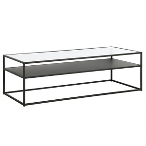 54 in. Black Bronze Coffee Table - Henn&Hart - 1 of 4