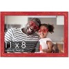 PosterPalooza | Photo Size Shabby Chic Red Picture Frame - UV Acrylic, Foam Board Backing, Hanging Hardware - 2 of 4