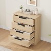4 Drawer Dresser for Bedroom, Natural Chest of Drawers - 3 of 4