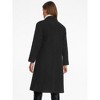 INSPIRE CHIC Women's Notch Lapel Double-Breasted Mid-Length Long Coat - 3 of 4