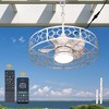 Bella Depot 23" Outdoor Plug Ceiling Fan with Dimmable Light and Remote - 3 of 4