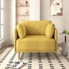 PAGED Mid-Century Modern Accent Chair with Plush Cushions Living Room Chairs with Angled Arm Design, Accent Chairs for Living Room - 2 of 4