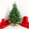 PexFix 7FT Christmas Tree Curved Artificial Xmas Tree 84 inch PE Pine Hinged Branches Ornaments for Xmas Holiday Halloween Home Party Decor - 2 of 4