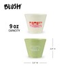 Blush Margarita Frosted Cups, Ideal for Cocktails, Lemonade, Iced Tea and More, Perfect for Fiestas, Summer, Birthday Parties, 9 oz, Set of 12 - 3 of 4