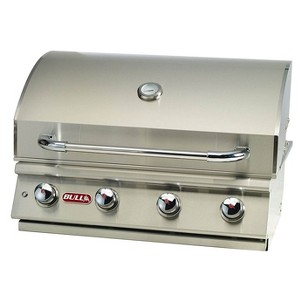 Bull Lonestar 4 Burner 30'' Stainless Steel Gas Bbq Grill Head, Liquid Propane - 1 of 4