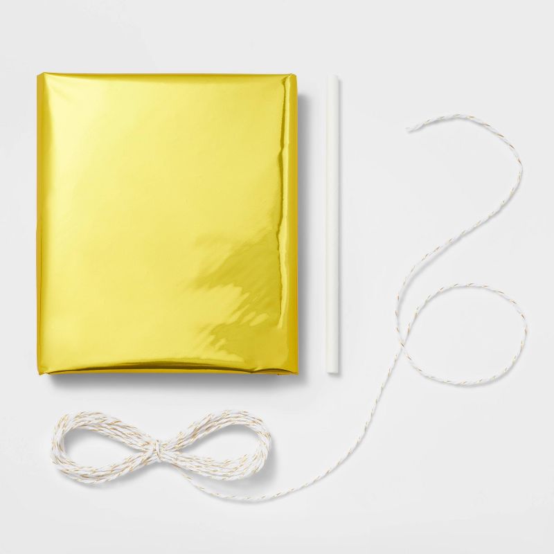 Giant Mylar Number Balloon &#39;3&#39; Gold - Spritz&#8482;, 5 of 6