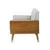 NicBex Modern Loveseat Sofa Small Couch with Bolster Pillows & Sturdy Wooden Frame,Club Lounge Sofa for Living Room,Apartment - 4 of 4