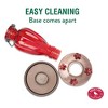 Perky-Pet Daisy Vase Vintage Glass Hummingbird Feeder, 18oz Capacity, Red - 3 of 3
