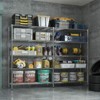 Karl Home 5-Tier Steel Height -Adjustable Storage Rack Heavy Duty Shelving Unit - 3 of 4