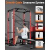 Acekool Power Cage 2000LBS Squat Rack with LAT Pulldown, Multi Functional Strength Training Machine, for Home Gym Garage - 4 of 4