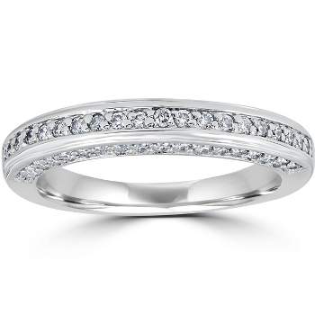 Pompeii3 5/8ct Diamond Wedding Ring White Gold Anniversary Ring