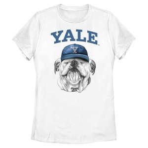 Womens Yale University Handsome Dan School Cap T Shirt - 1 of 4