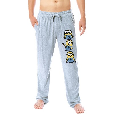 Despicable Me Womens' Minions Lazy Club Character Sleep Pajama Pants Grey :  Target