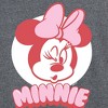 Men's - Disney - Minnie Mouse Wink Face Long Sleeve Graphic T-Shirt - 2 of 4