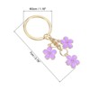Unique Bargains Cute Flower Women Gifts Pendant Keychain for Purse Decor - 2 of 4