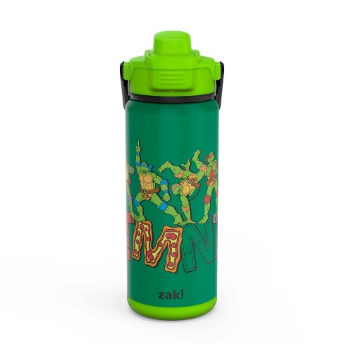 Zak Designs 20oz Stainless Steel Kids' Water Bottle with Antimicrobial  Spout 'Teenage Mutant Ninja Turtles Retro