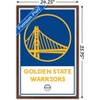 Trends International NBA Golden State Warriors - Logo 21 Framed Wall Poster Prints - 3 of 4