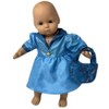 Doll Clothes Superstore Blue Spring Coat Fits 14-15 Inch Baby Dolls - 2 of 4