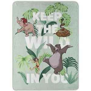 Northwest Jungle Book Micro Raschel Throw Blanket, 46" x 60", Wild in You - 1 of 4
