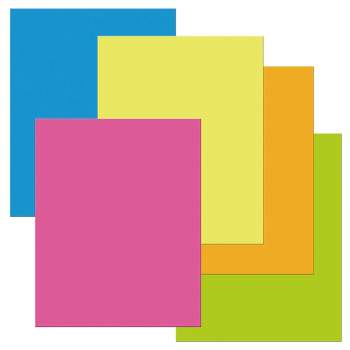 Pacon Heavy-Duty Poster Board, 22 x 28 Inches, Assorted Neon, Pack of 25