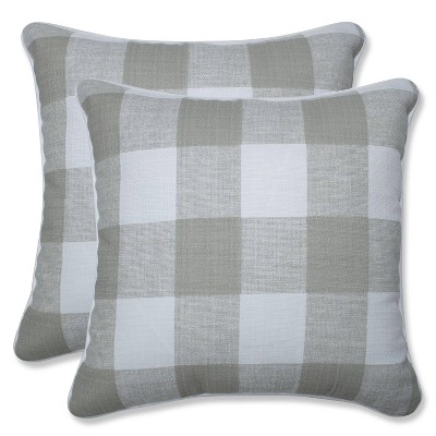 16.5" 2pk Anderson Coconut Throw Pillows Beige - Pillow Perfect