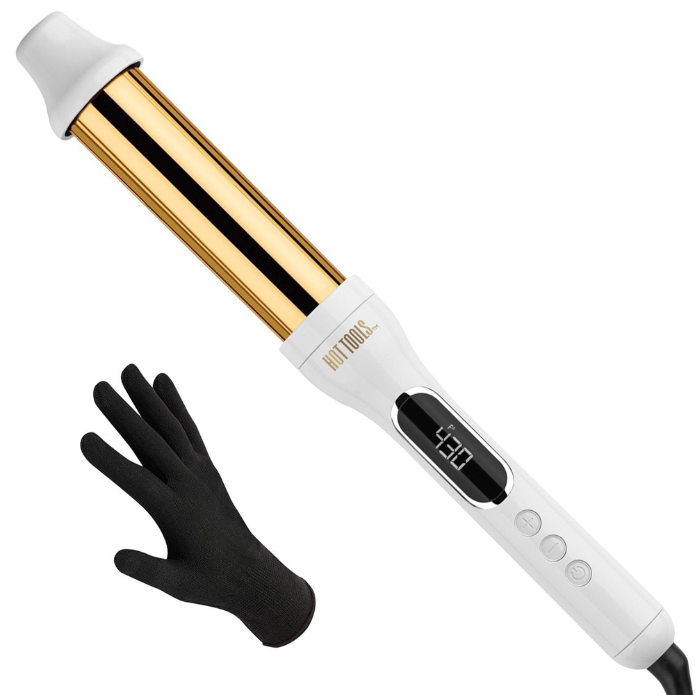 Hot Tools Pro Signature 2 In 1 Curling Wand Gold 1" Or 1 1/2"