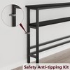 WhizMax Home Minimalist, Slim 2-Tier Metal Console Table, Grey For Living Room, Entry Way - 4 of 4
