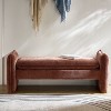 Donna Modern Chenille Fabric Upholstered Bench|ARTFUL LIVING DESIGN - 3 of 4