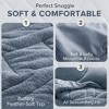 3 Pcs Luxury Feather-Soft Fluffy Comforter Set, All Season Double Diamond Pattern Microfiber Comforter Set, Medium-weight Premium Microfiber Reverse Bed Set for Bedroom with Pillow Cases, Queen / King Cozy & Soft Bedding Set for Year-Round - 4 of 4