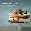 Amici Home Rochester Footed Glass Cake Stand, Round Vintage Style Serving Platter for Cupcakes, Cookies, Birthday Cake, Dessert Display Stand - 3 of 4