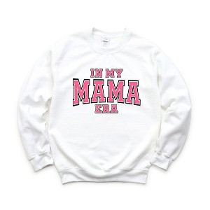 Simply Sage Market Women's Graphic Sweatshirt Pink Mama Era Varsity - 1 of 4