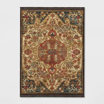 Floral Woven Medallion Persian Rug - Threshold™