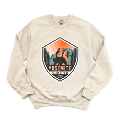 Simply Sage Market Women's Graphic Sweatshirt Yosemite National Park Badge